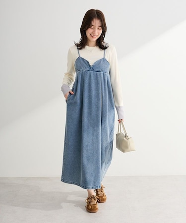 デニムキャミワンピース