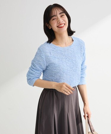 表面感ポコポコプルオーバー