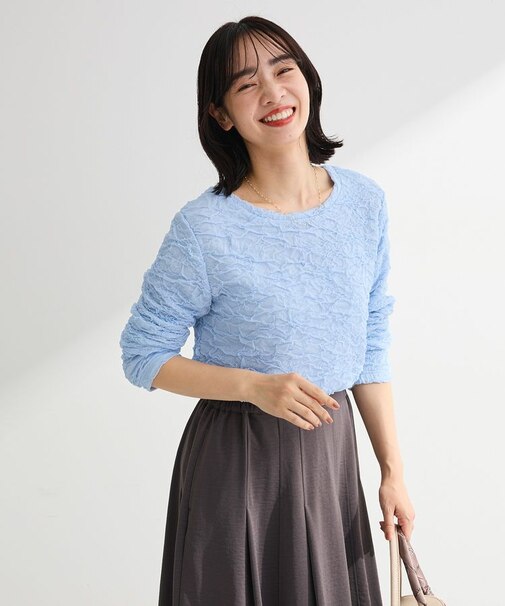 表面感ポコポコプルオーバー