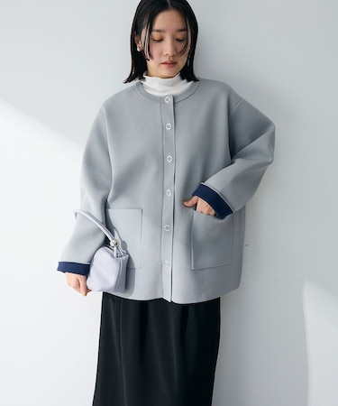 リングドットニットコーディガン