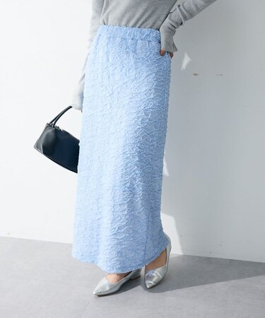 表面感ポコポコIラインスカート