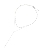 【ステンレス】Y字2連ネックレス