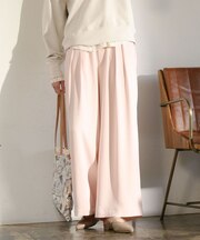 シーンレスワイドパンツ