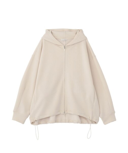 【OTONAパーカー】ダブルZIP裾ドロストパーカー