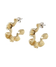 ラッフルフープピアス