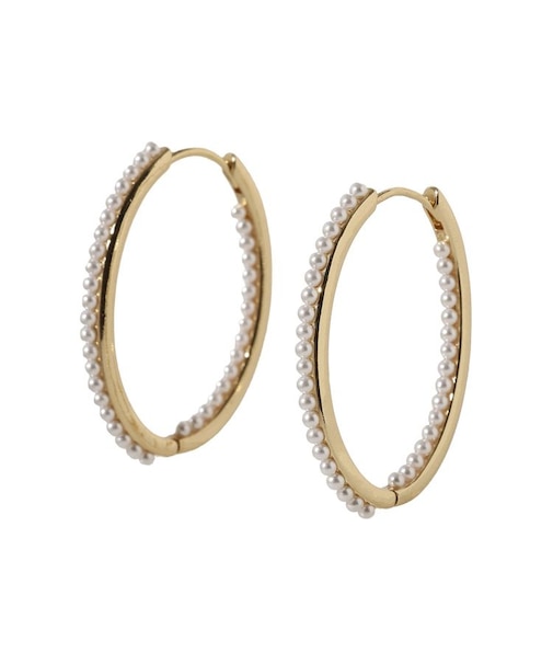 パールラインワンタッチピアス