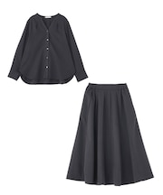 SET2点スキッパーブラウス+プリーツスカート