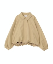 衿付きバルーンブルゾン