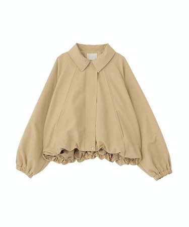 衿付きバルーンブルゾン