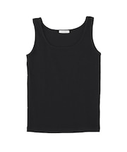 機能付テレコリブタンクトップ