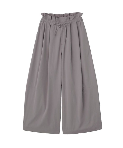 ウエストフリルワイドコクーンパンツ