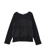 オーガンジービスチェドッキングプルオーバー