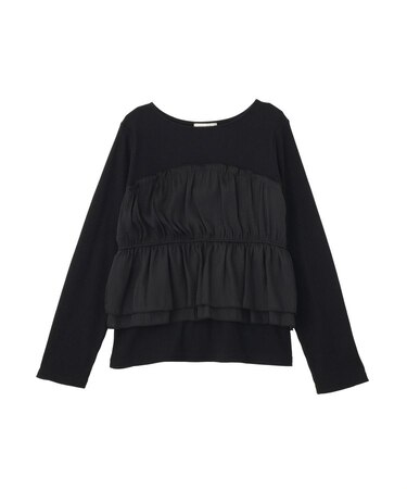 オーガンジービスチェドッキングプルオーバー