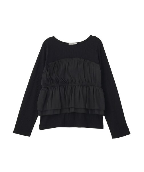 オーガンジービスチェドッキングプルオーバー