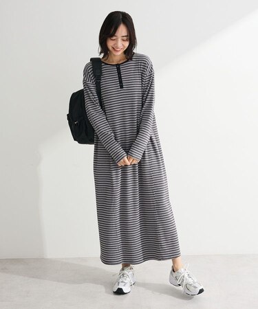 ヘンリーネックワンピース