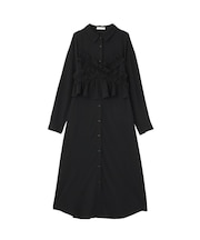 SET2点フリルビスチェ＋シャツワンピース