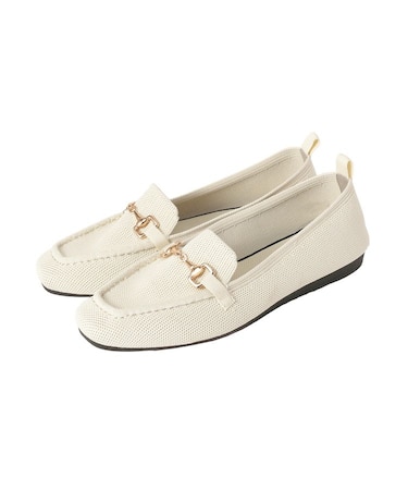 洗えるニットローファー