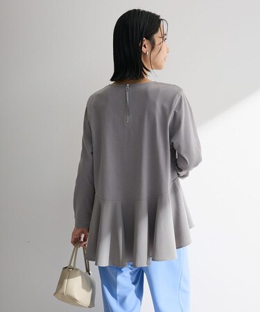 ペプラムドッキングプルオーバー