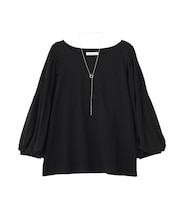 SET2点 ネックレス+マジョリカプルオーバー