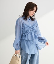 【WEB限定】SET2点フリルビスチェ+シャツチュニックⅡ