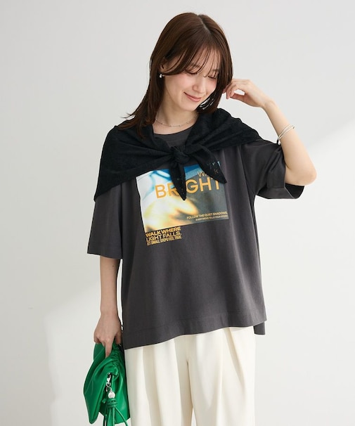 SET2点フォトTシャツ＋レーススカーフ