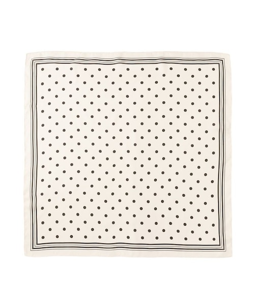 ドットシルキースカーフ