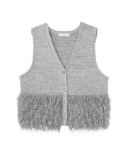 ブークレループニットベスト