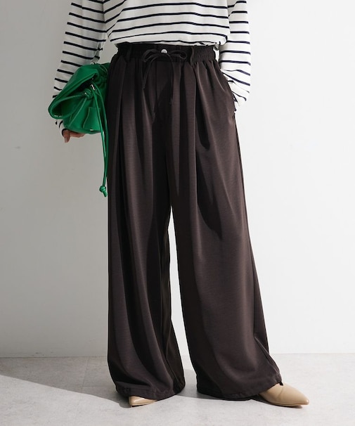 サテンコクーンパンツ