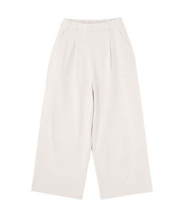 タックワイドスウェットパンツ