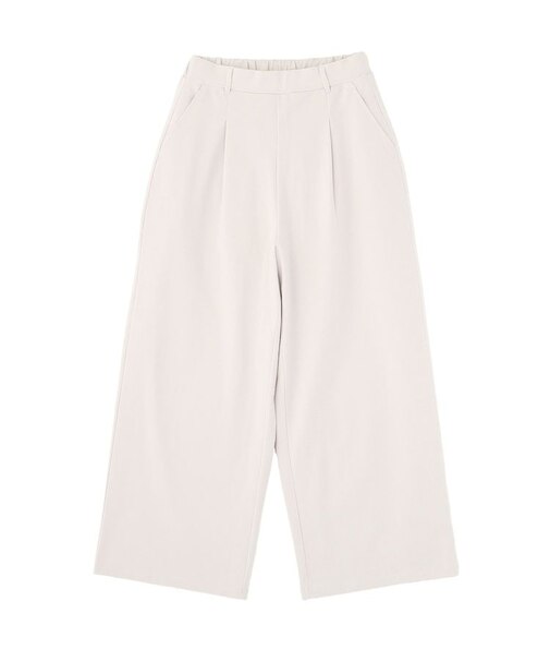 タックワイドスウェットパンツ