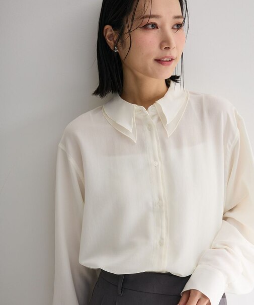 レイヤード風BIGシャツ