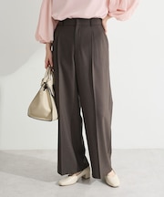 きれシルストレートワイドパンツ