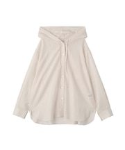 シアーフードシャツ