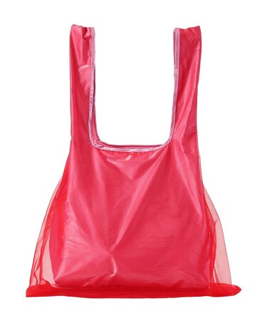 チュールレイヤードポケッタブルバッグ