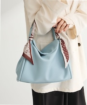 3SETスカーフ付コードハンドルバッグinポーチ