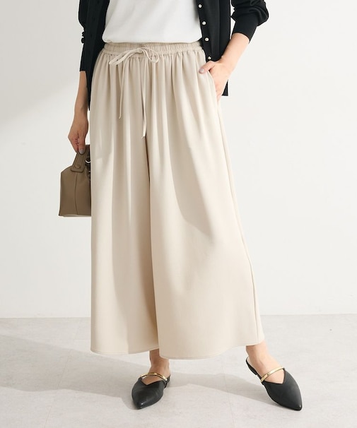 イージーケアワイドガウチョパンツ