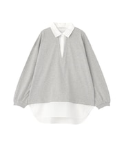 衿レイヤードッキングチュニック