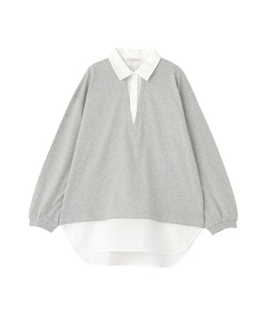 衿レイヤードッキングチュニック