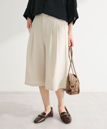 イージーケアキュロットパンツ