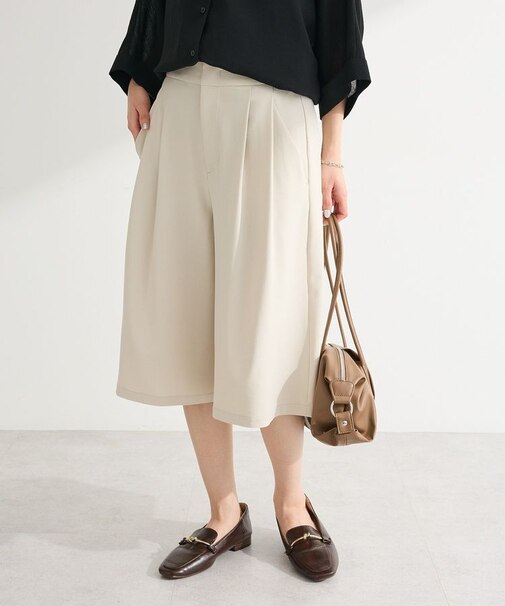 イージーケアキュロットパンツ