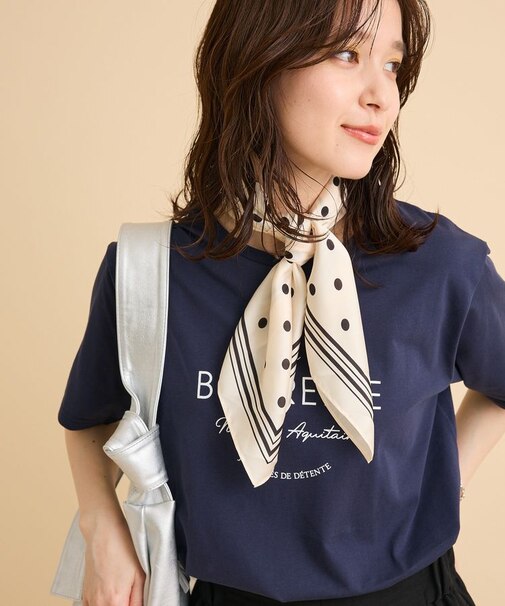 アソート柄ロゴTシャツ