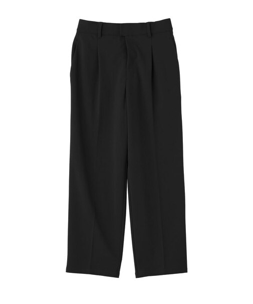 きれいシルエット接触冷感テーパードパンツ