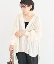 リブドッキングシアーシャツ