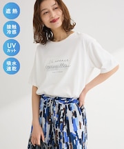 【適ON】箔プリントロゴTシャツ