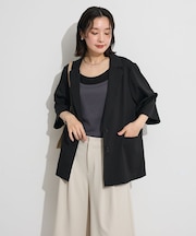 シングル半袖ジャケット