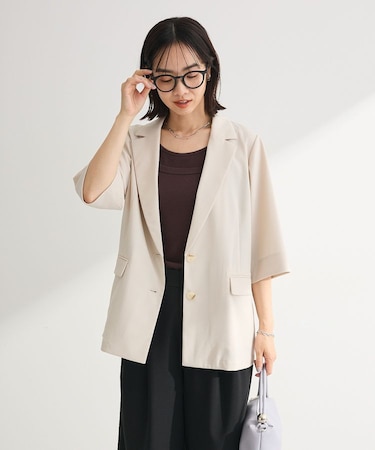 シングル半袖ジャケット