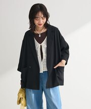 【適ON】シアーシャツジャケット