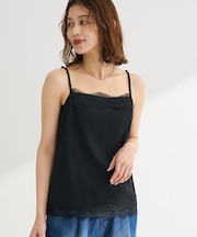 ヒゲレーススクエアキャミソール