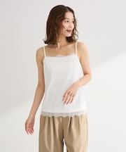 ヒゲレーススクエアキャミソール