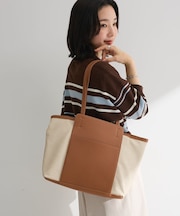 収納アドバイザー監修多機能A4トートバッグ